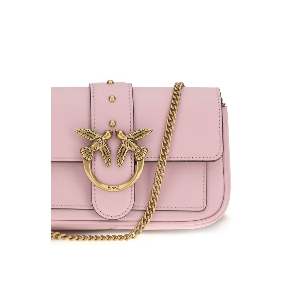 PINKO Multicolor Calf Leather Bos Taurus Shoulder Bag