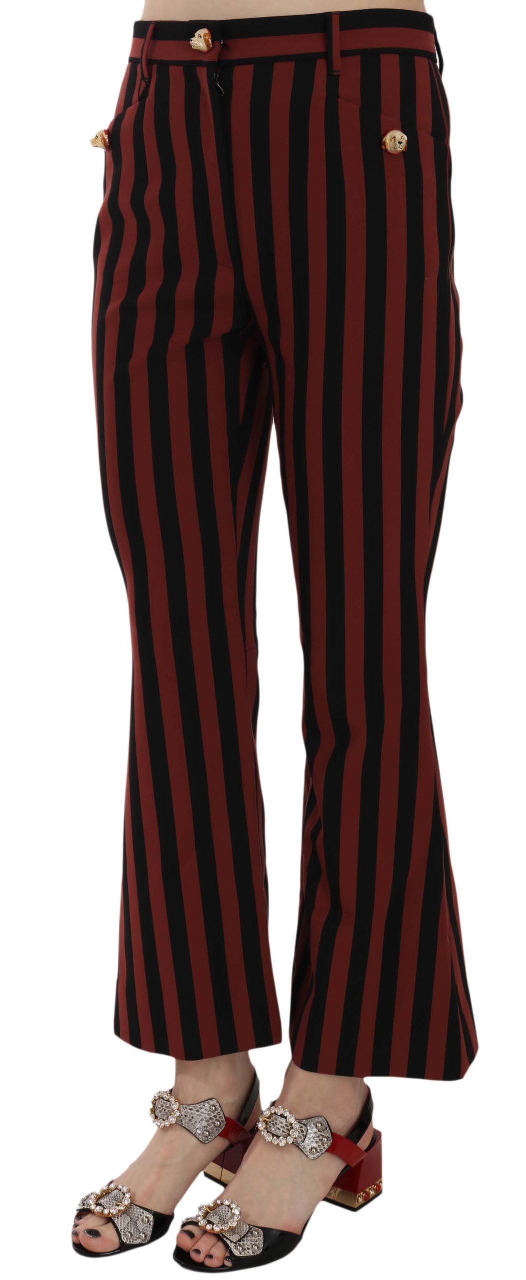 Pantalon évasé court élégant Dolce & Gabbana