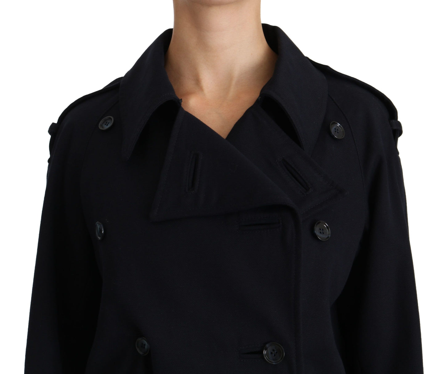 Manteau Dolce & Gabbana en coton bleu pour femme