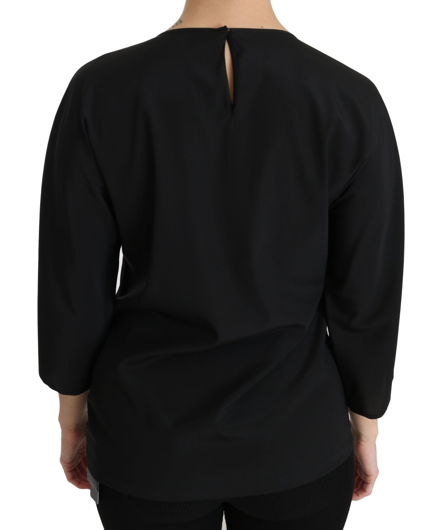 Dolce & Gabbana T-shirt noir #dgfamily Chemisier en soie