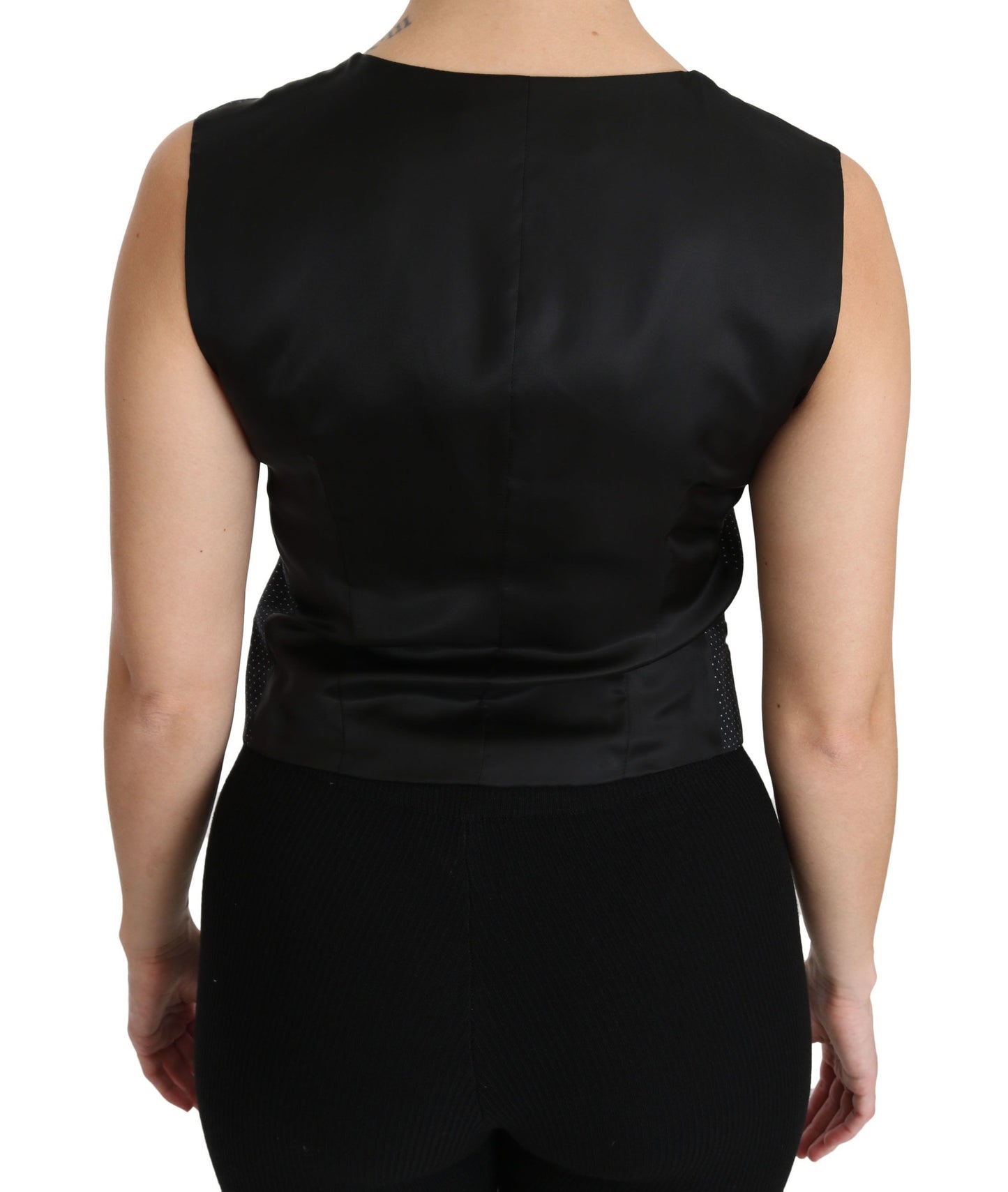 Dolce & Gabbana Gilet noir à pois