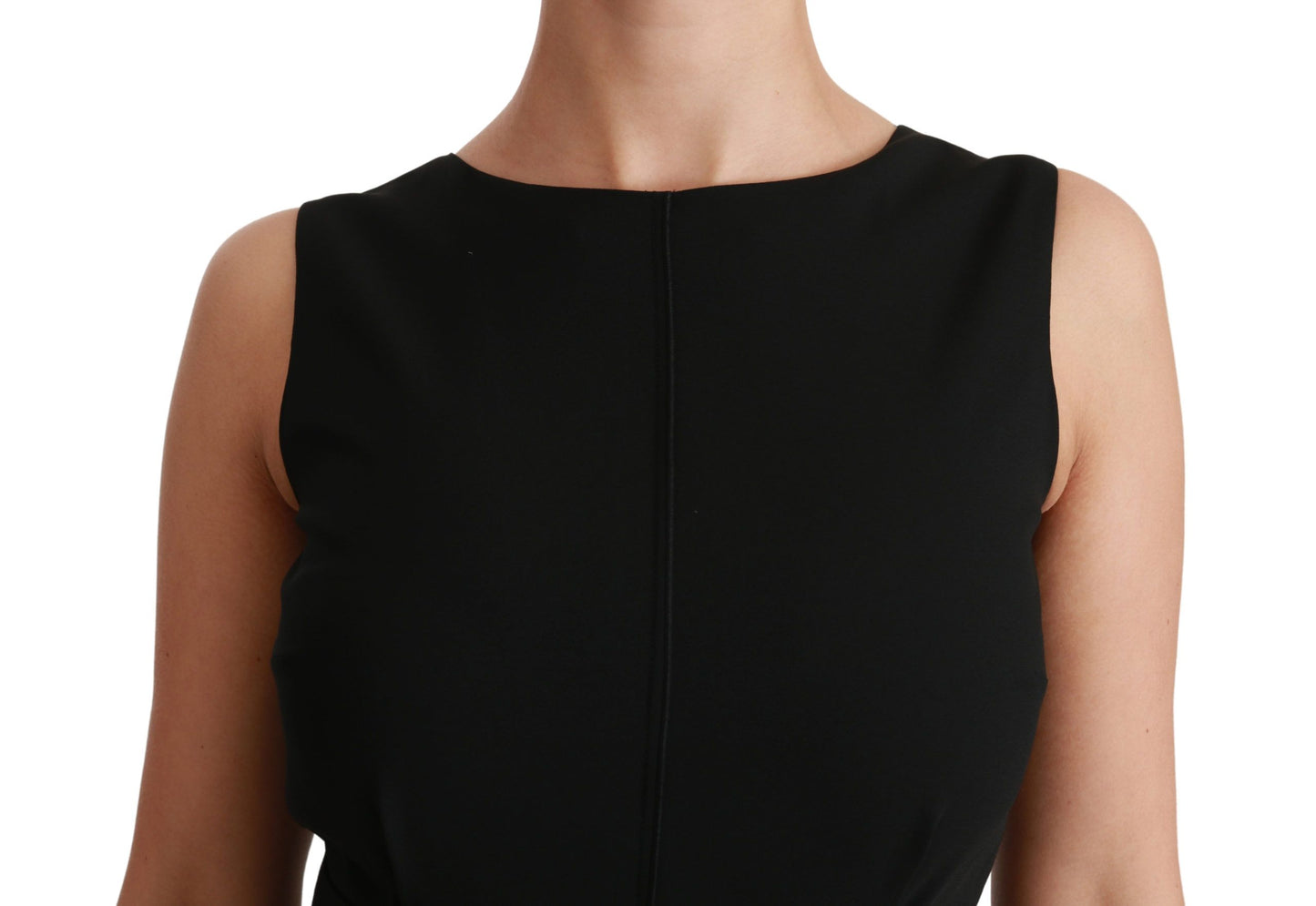 Robe fourreau noire extensible de soirée Dolce & Gabbana