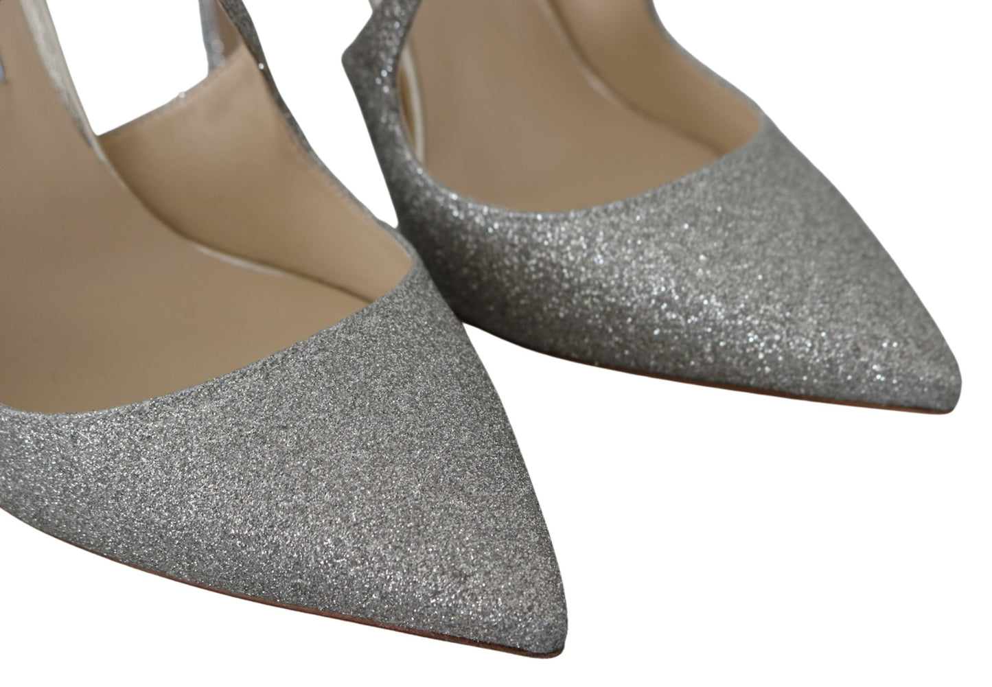 Escarpins Jimmy Choo Platinum Ice Lancer en cuir : l'élégance raffinée