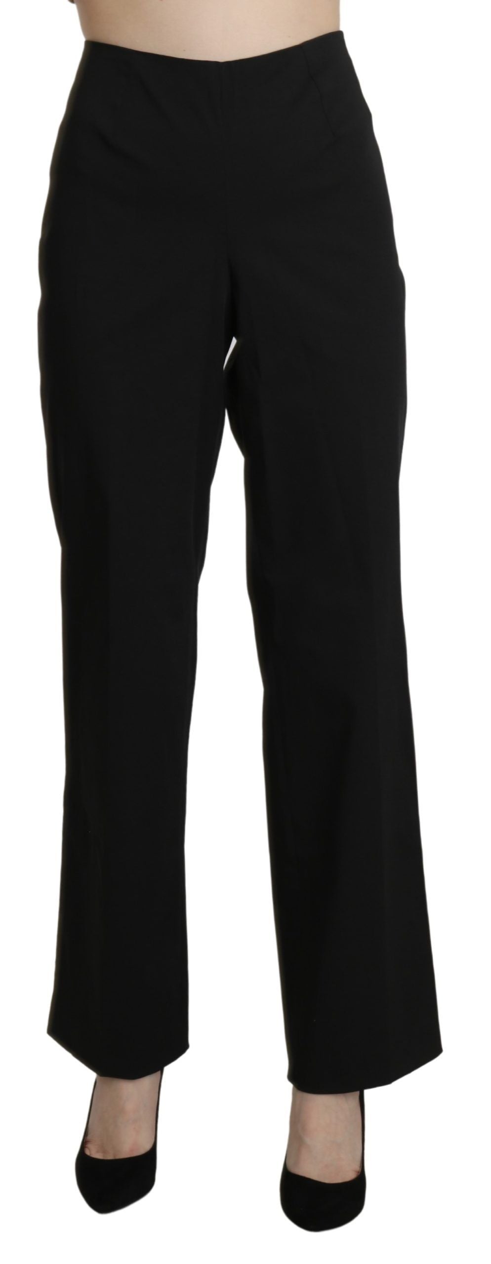 Pantalon droit taille haute noir BENCIVENGA