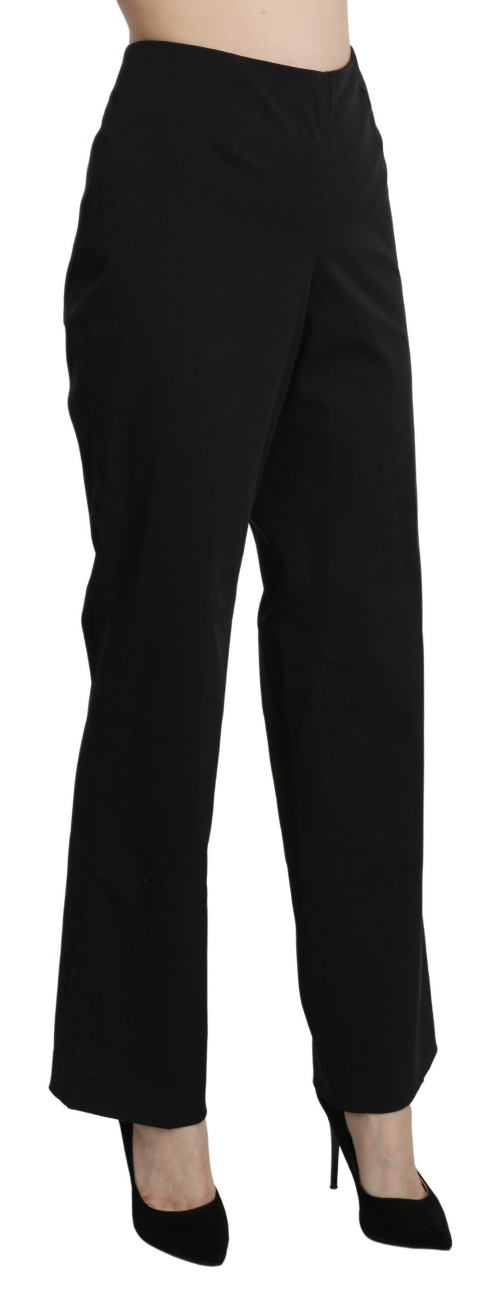 Pantalon droit taille haute noir BENCIVENGA