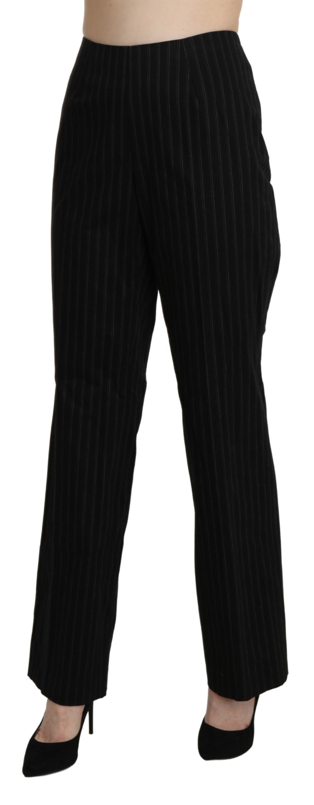 Pantalon droit taille haute noir BENCIVENGA