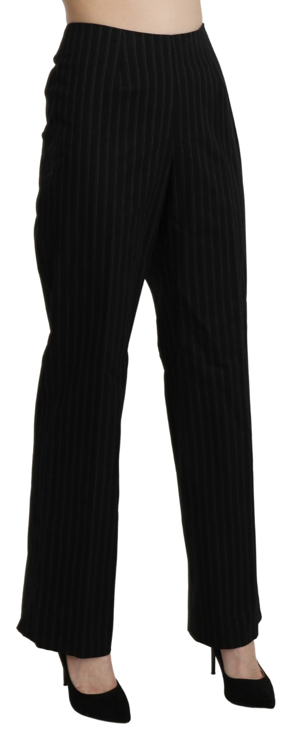 Pantalon droit taille haute noir BENCIVENGA