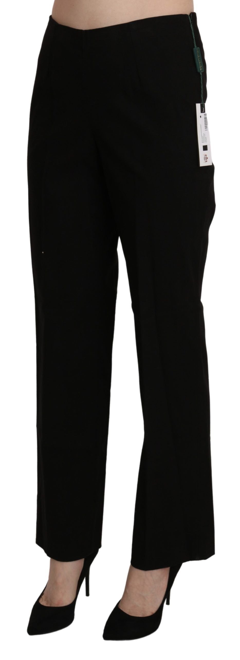 Pantalon droit taille haute noir BENCIVENGA