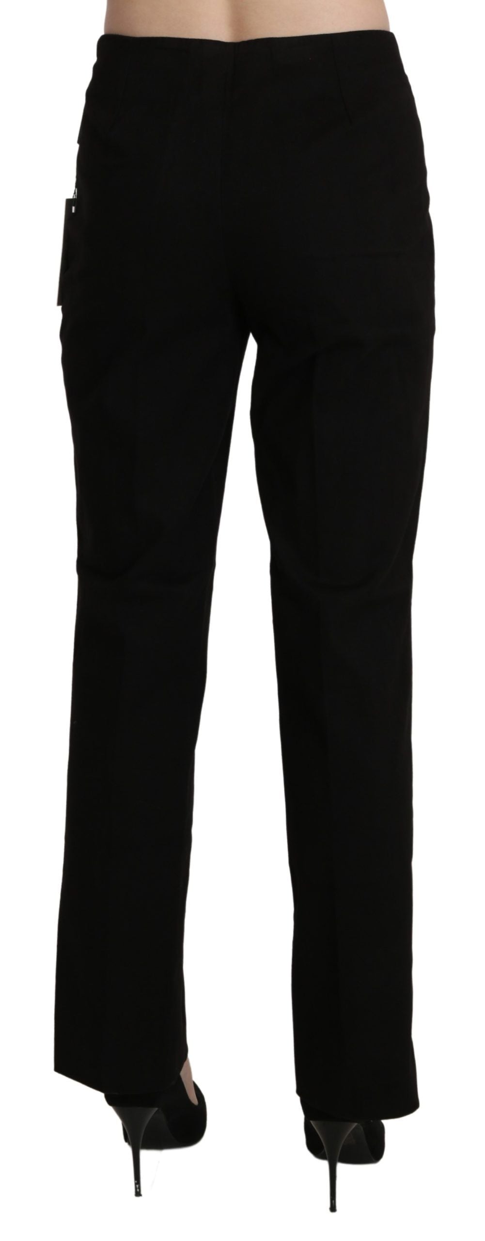 Pantalon droit taille haute noir BENCIVENGA