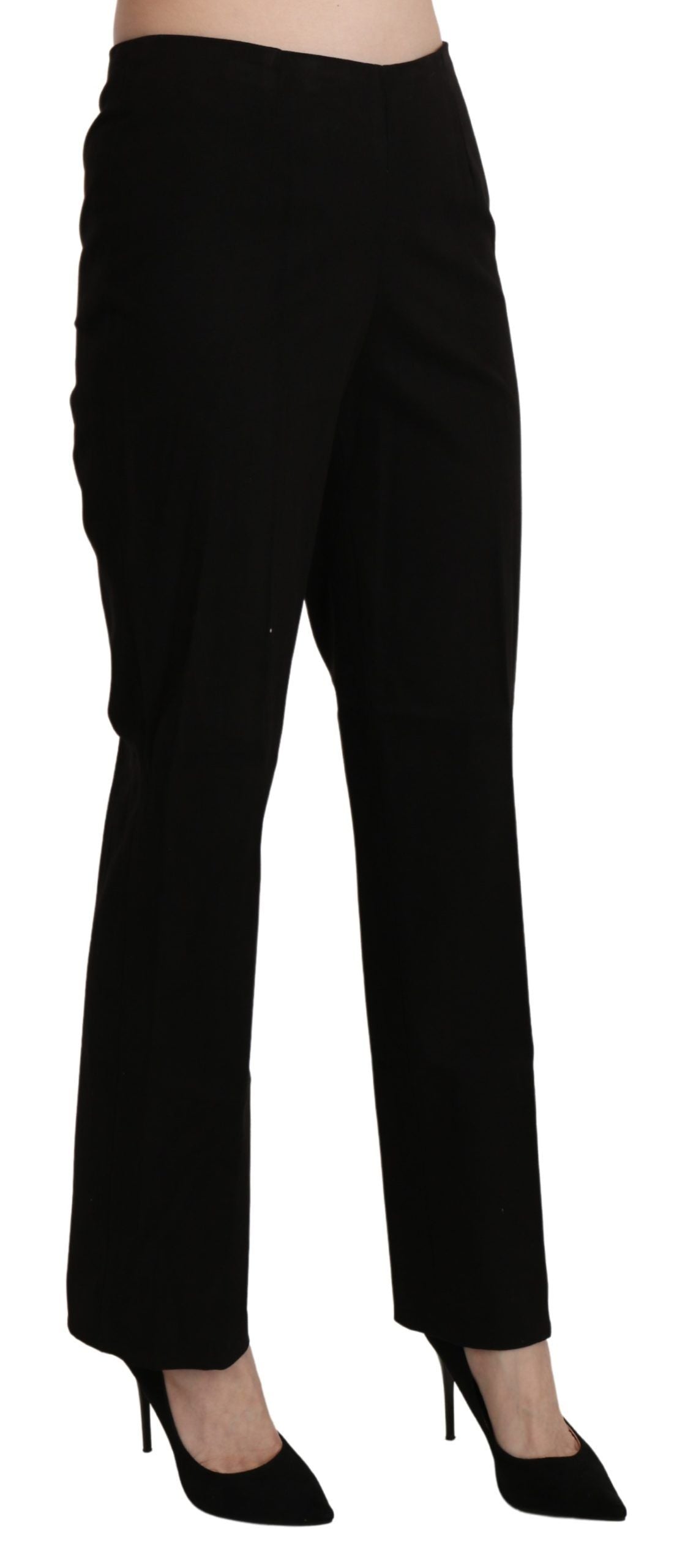 Pantalon droit taille haute noir BENCIVENGA