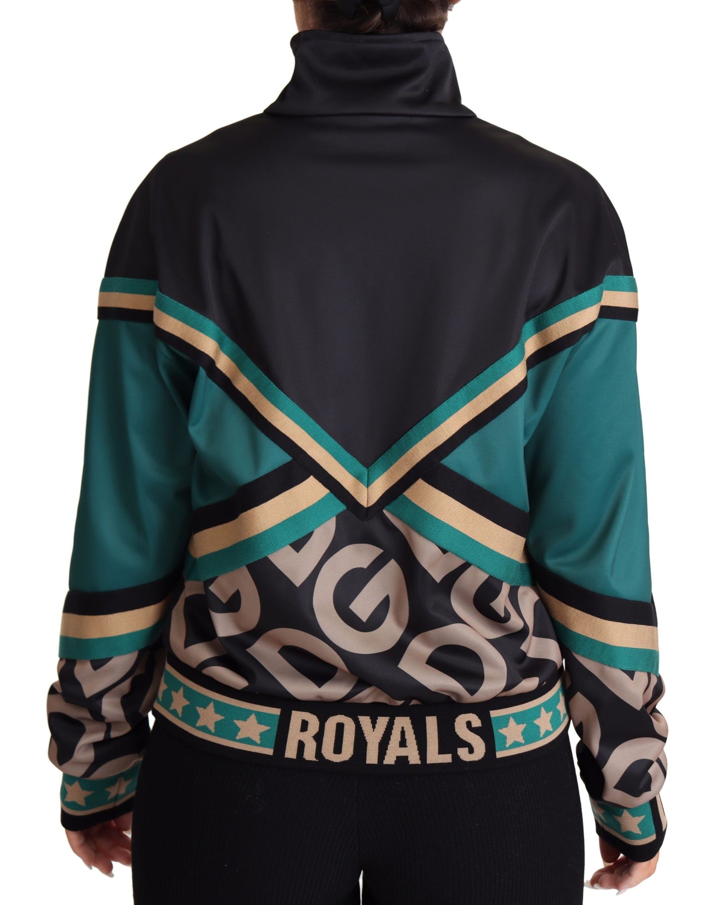 Veste bomber multicolore Dolce & Gabbana avec logo DG Mania