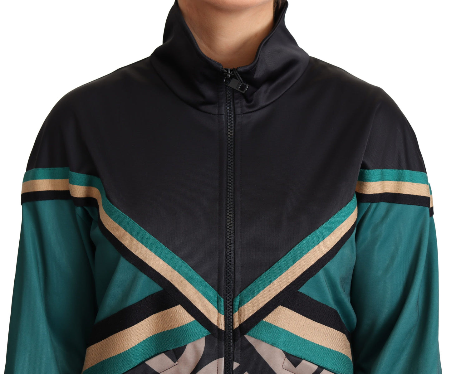 Veste bomber multicolore Dolce & Gabbana avec logo DG Mania