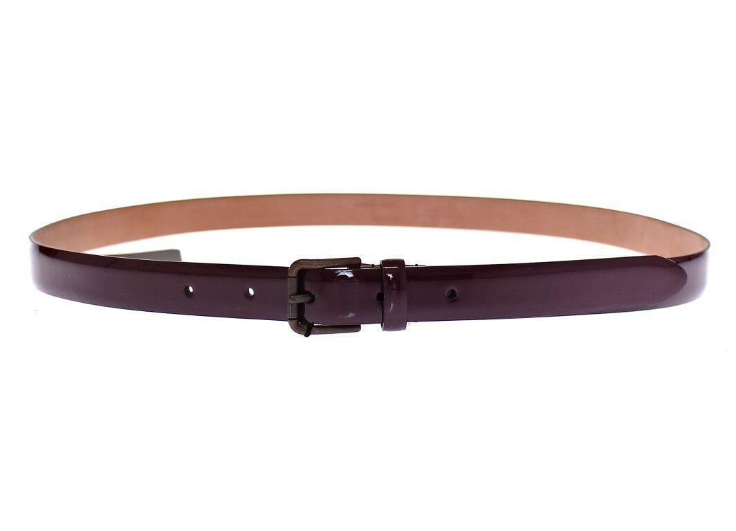 Dolce & Gabbana Ceinture à logo en cuir violet Ceinture Gürtel