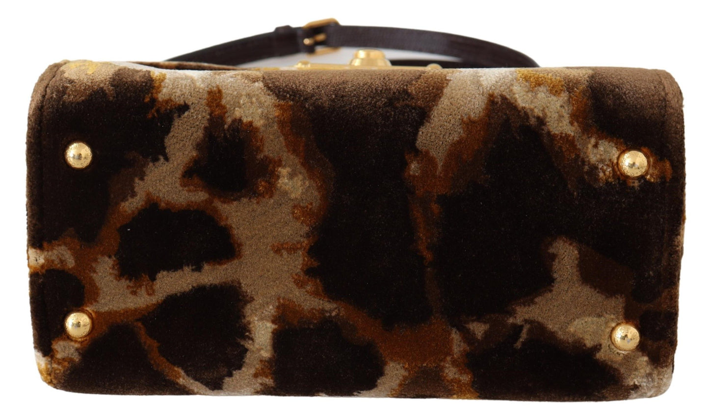 Sac à main bandoulière Dolce & Gabbana marron girafe Sacs WELCOME Purse