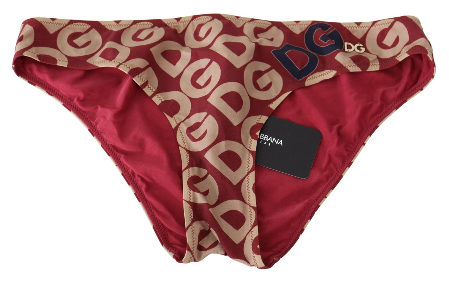Maillot de bain bikini Dolce & Gabbana multicolore avec imprimé logo DG