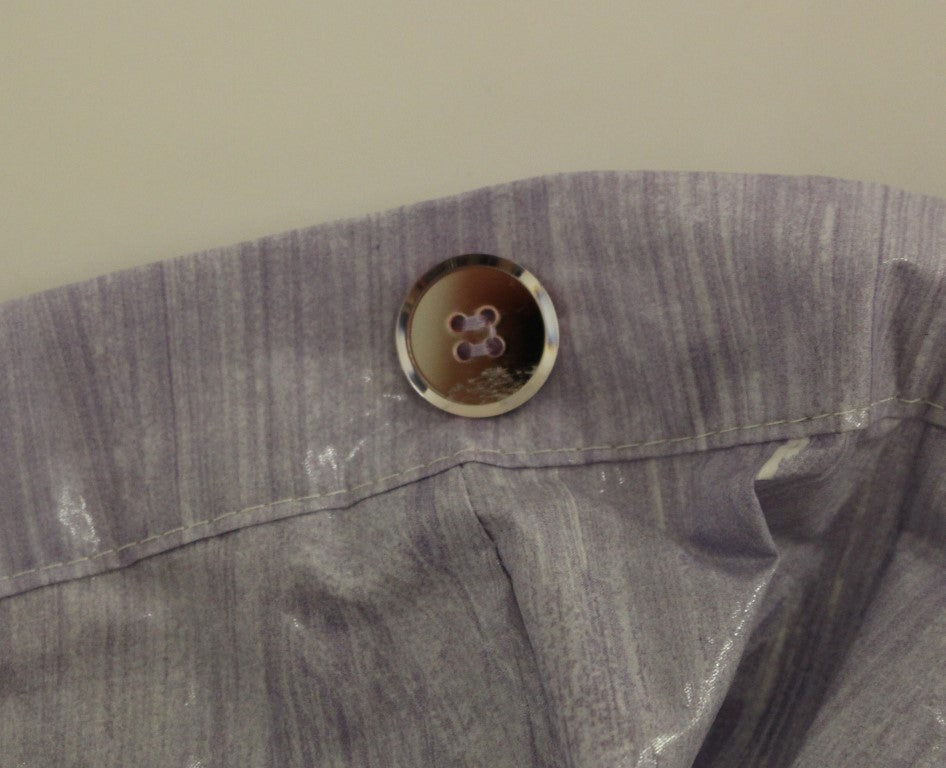 Jupe portefeuille au-dessus du genou en viscose violette Licia Florio