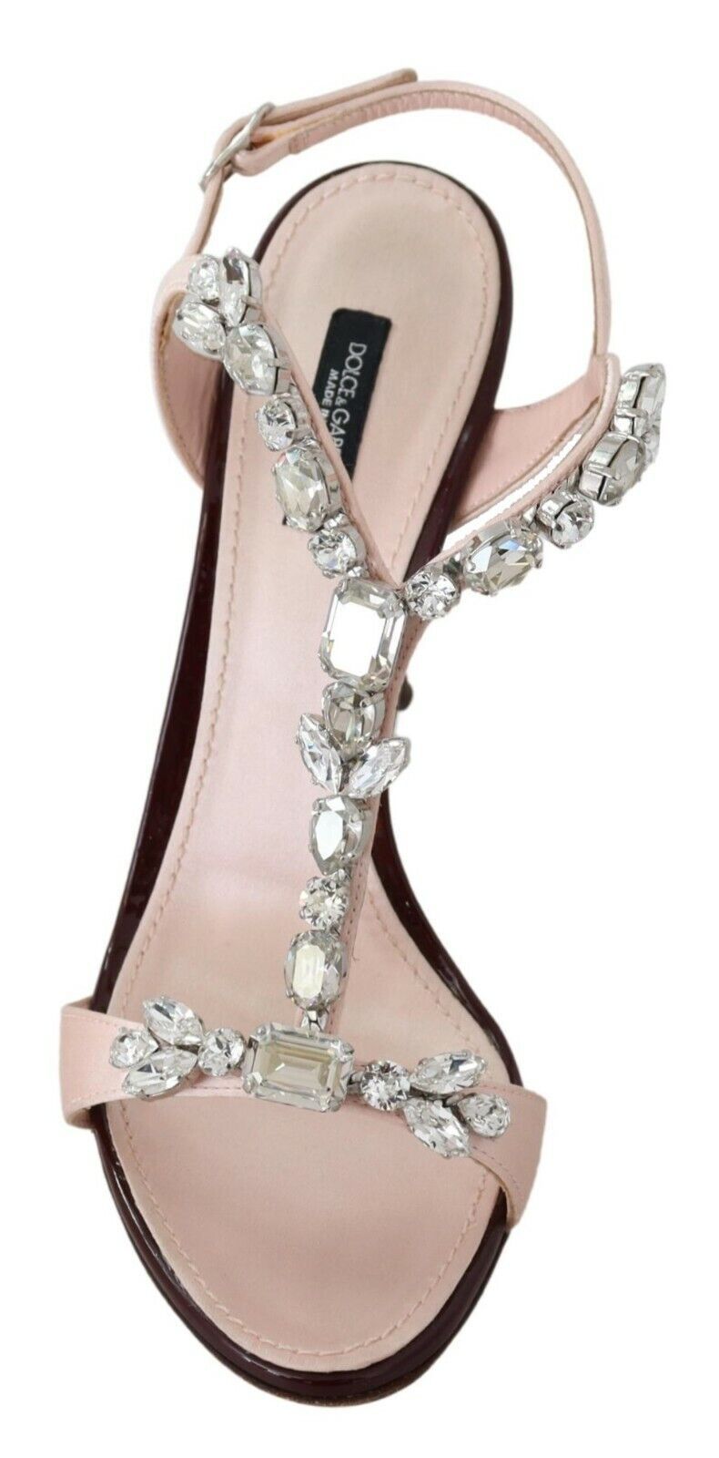 Sandales à talons Keira à cristaux roses Dolce & Gabbana