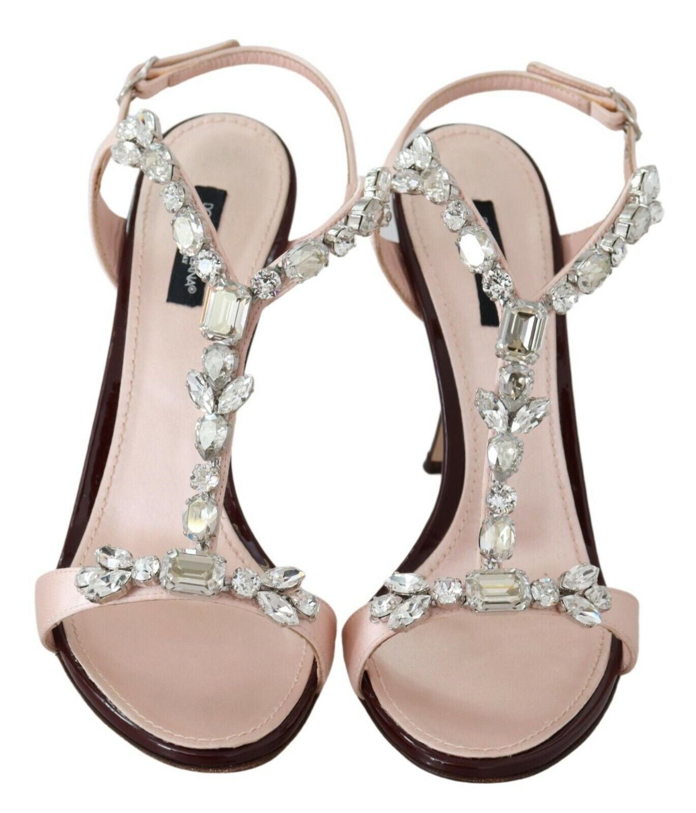 Sandales à talons Keira à cristaux roses Dolce & Gabbana