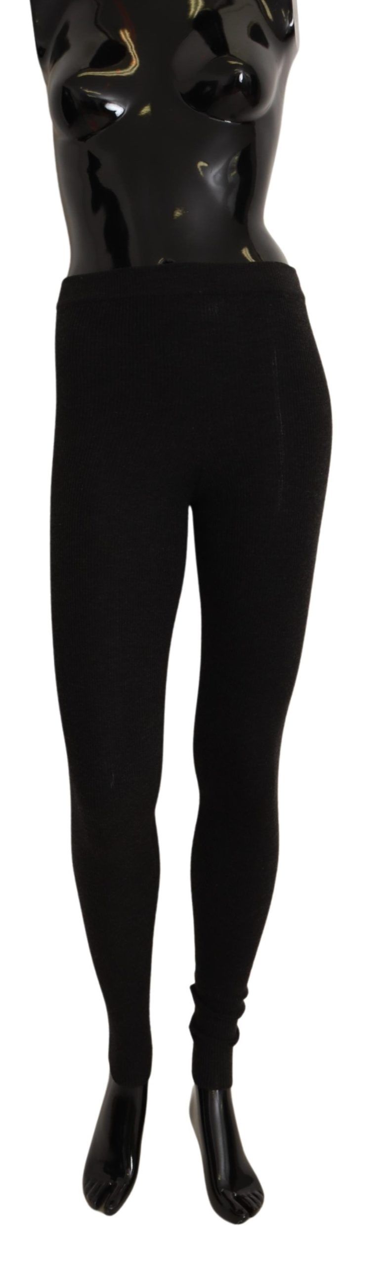 Dolce & Gabbana Collants en cachemire gris Bas Collants Chaussettes