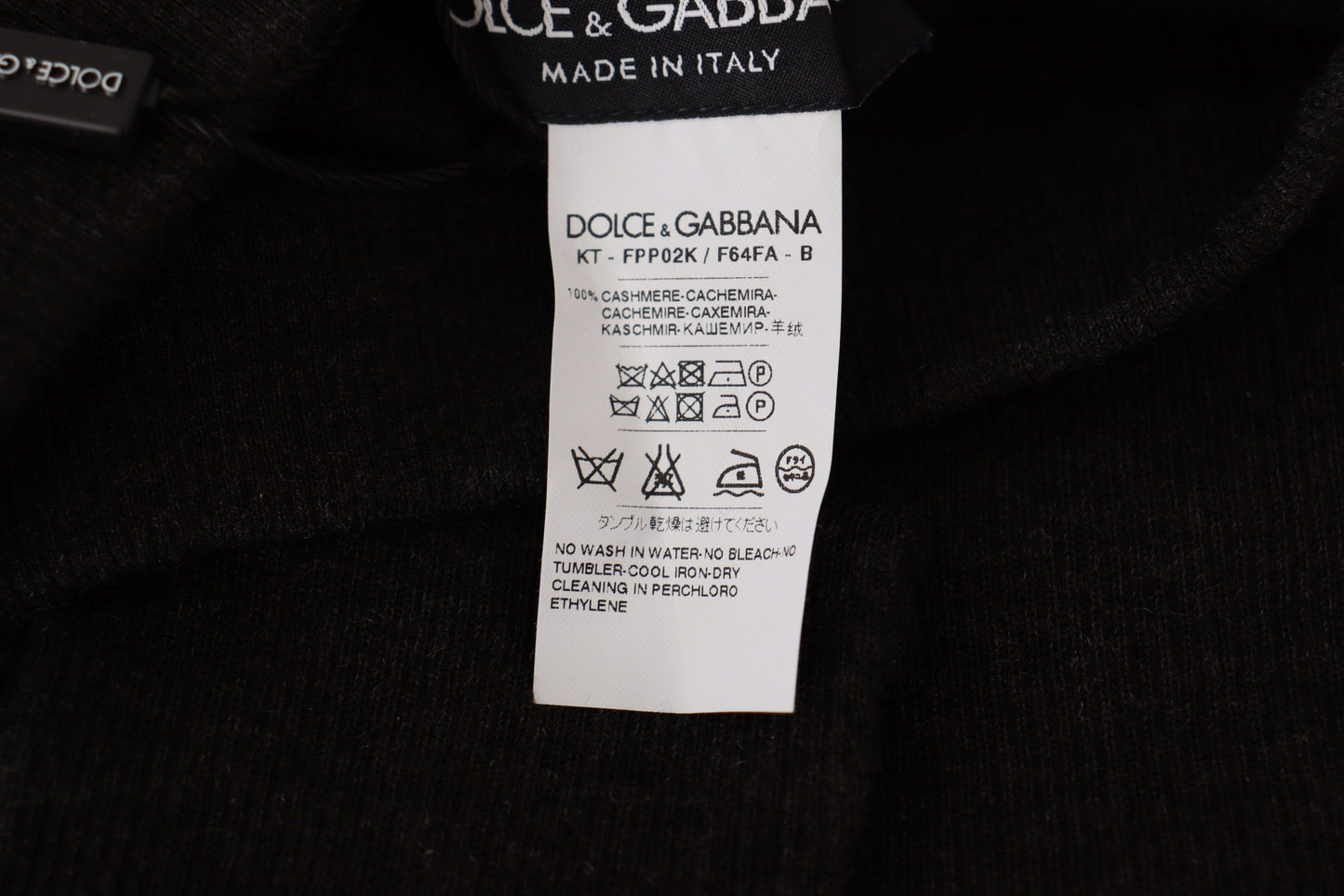 Dolce & Gabbana Collants en cachemire gris Bas Collants Chaussettes