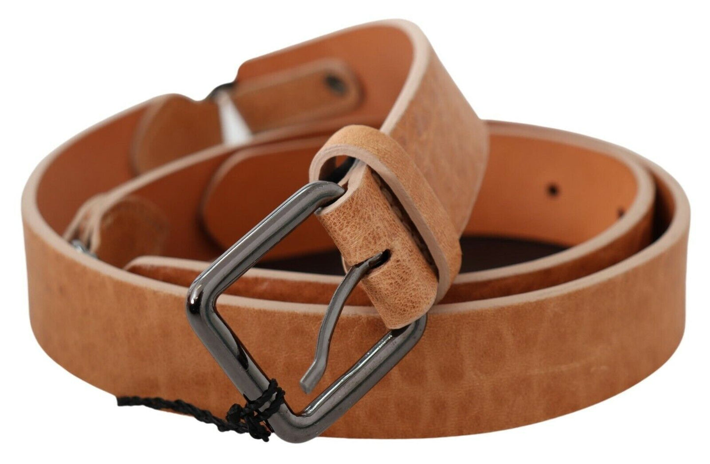 Costume National Light Brown Genuine Leather Belt
