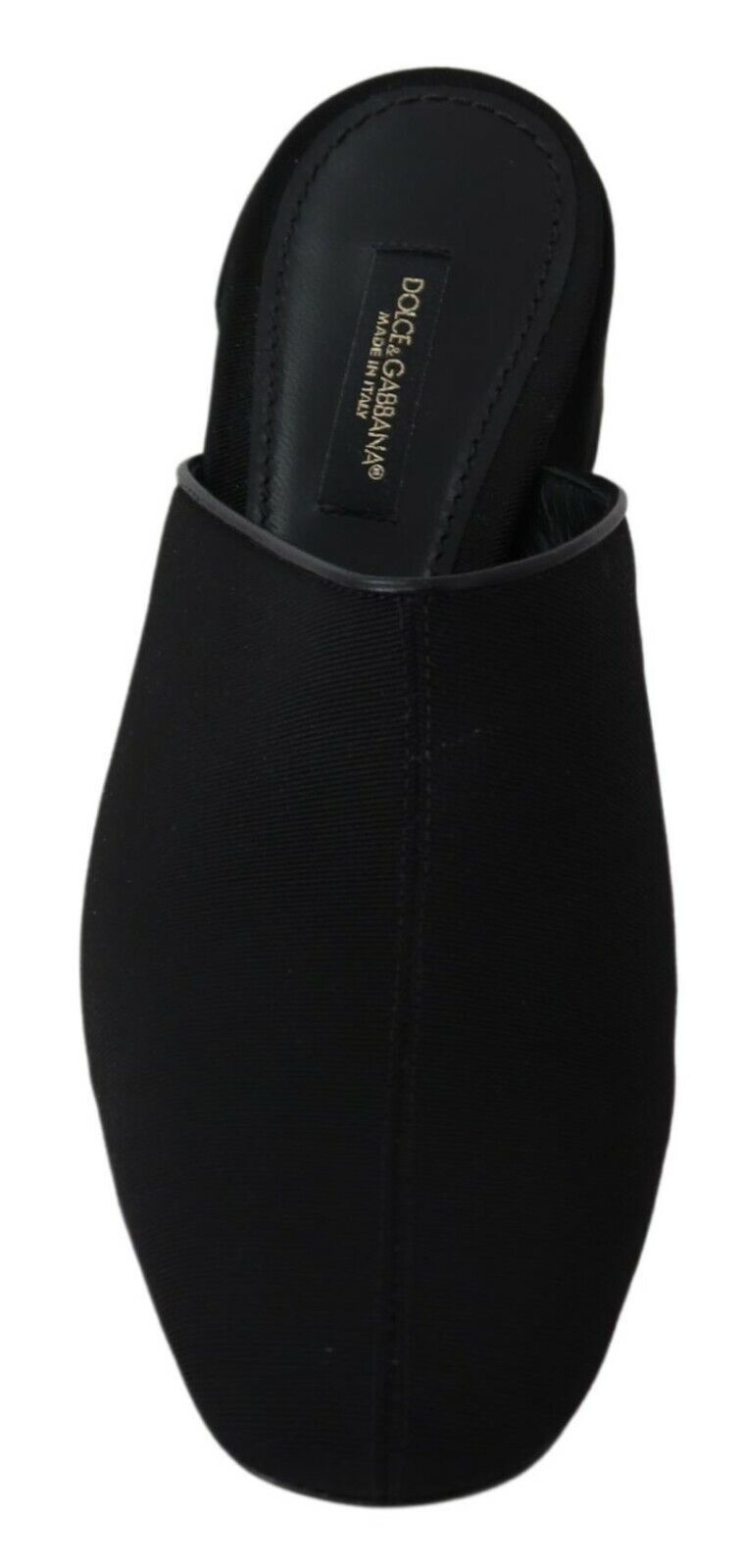 Sandales Dolce & Gabbana en gros-grain noir pour femme