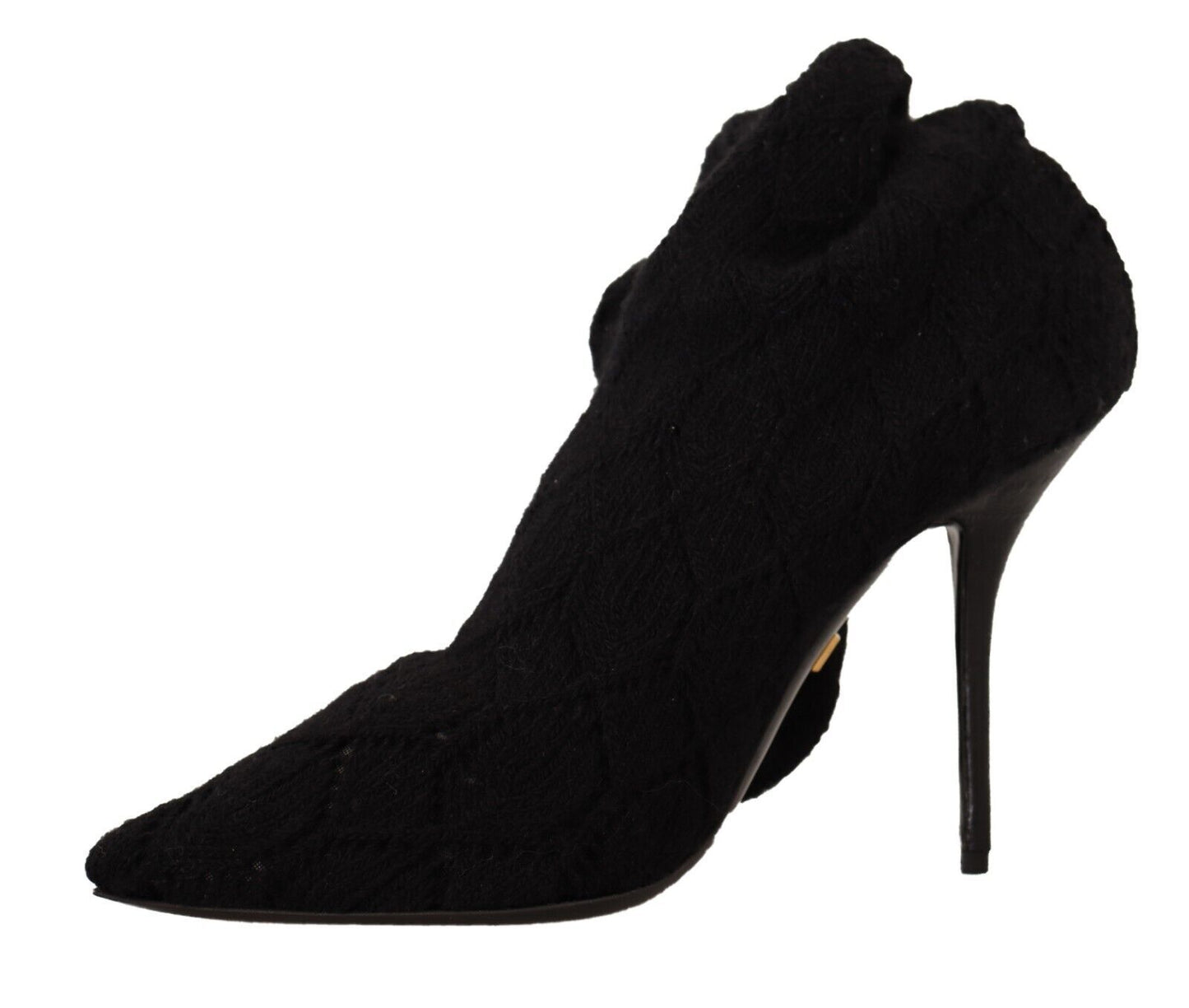 Bottines montantes noires extensibles Dolce & Gabbana