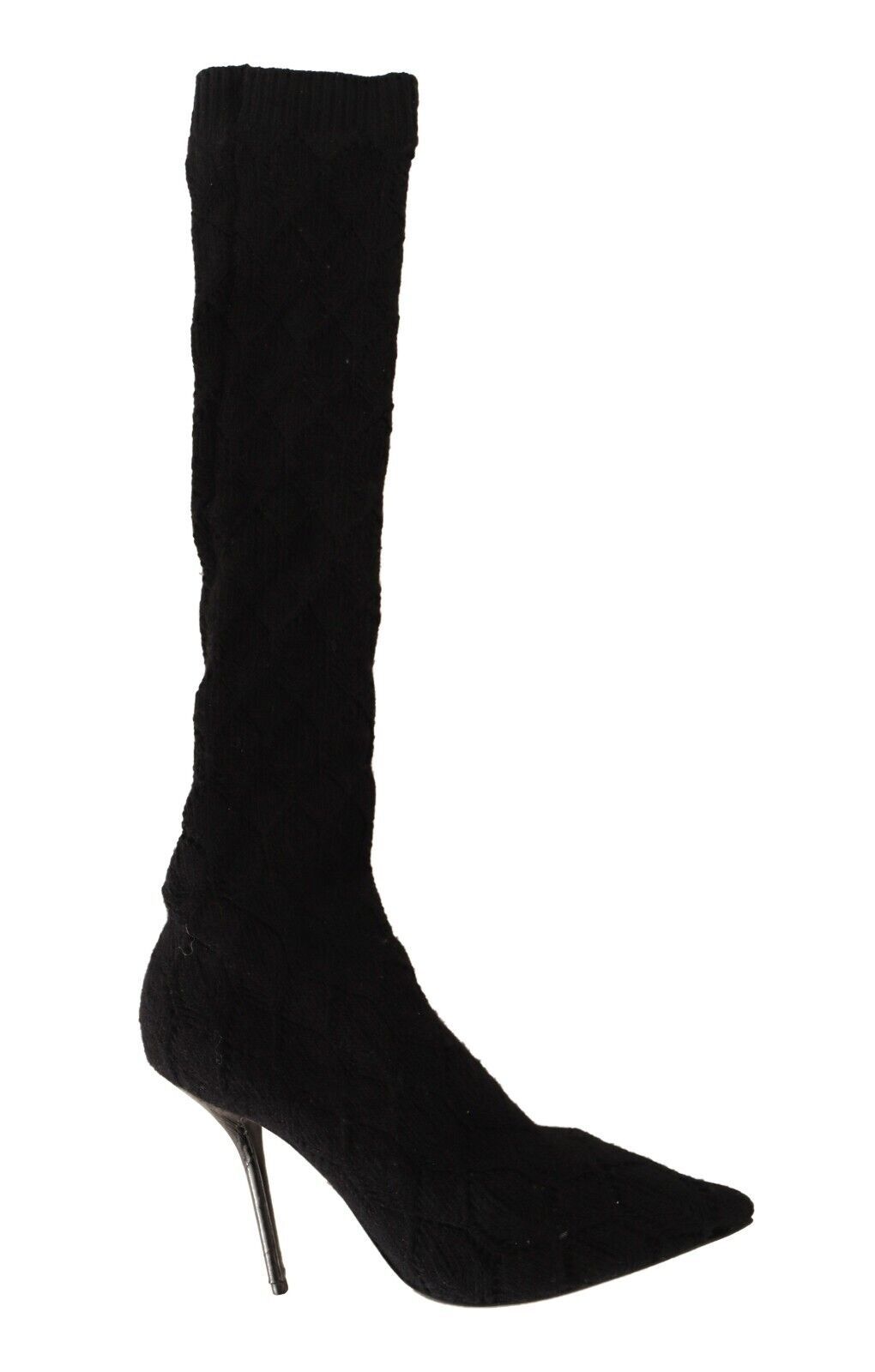 Bottines montantes noires extensibles Dolce & Gabbana