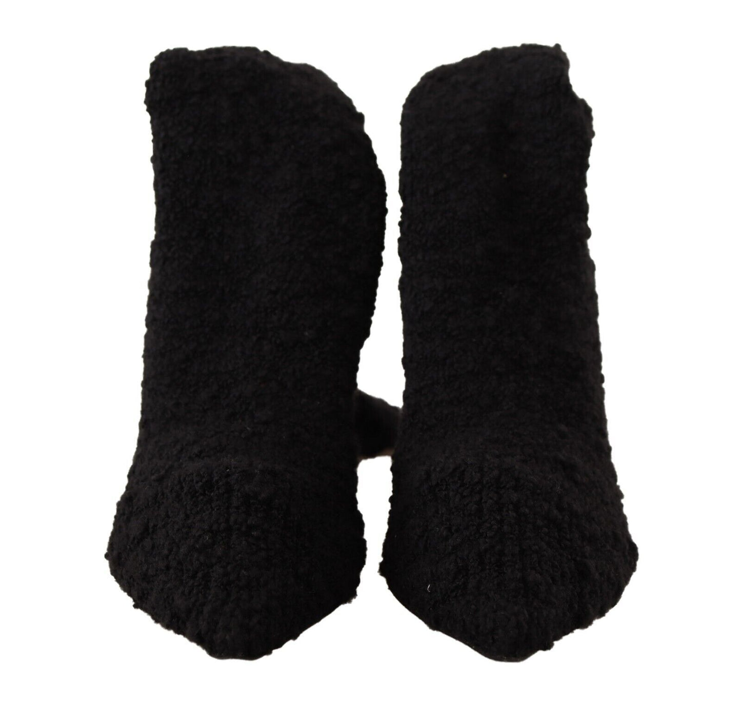 Bottines montantes noires extensibles Dolce & Gabbana