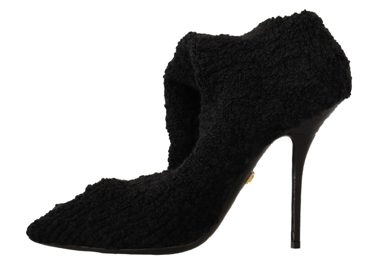 Bottines montantes noires extensibles Dolce & Gabbana