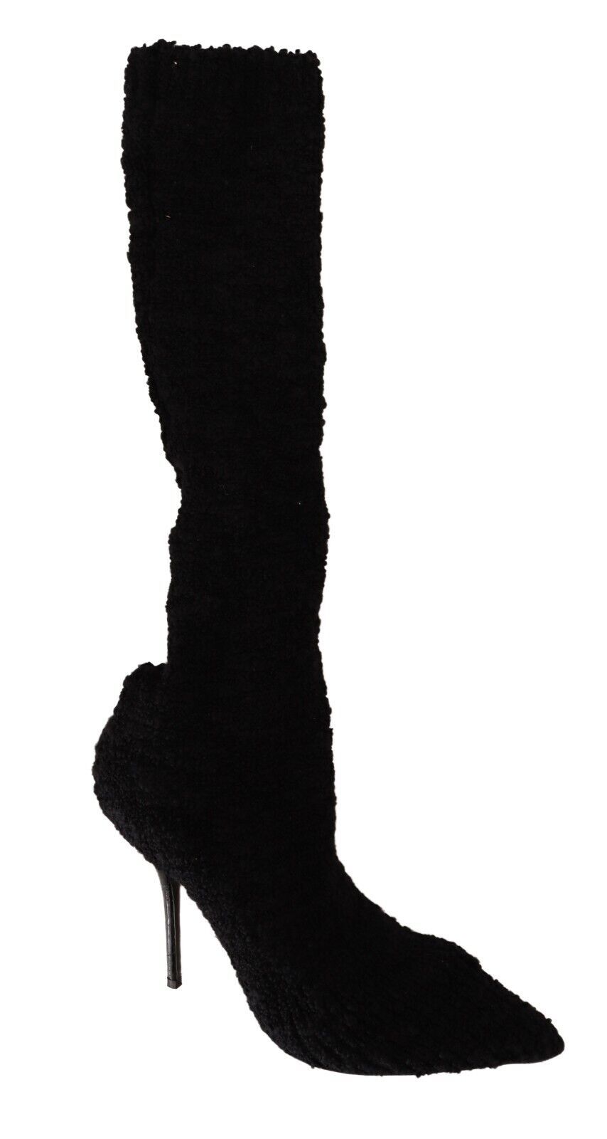 Bottines montantes noires extensibles Dolce & Gabbana