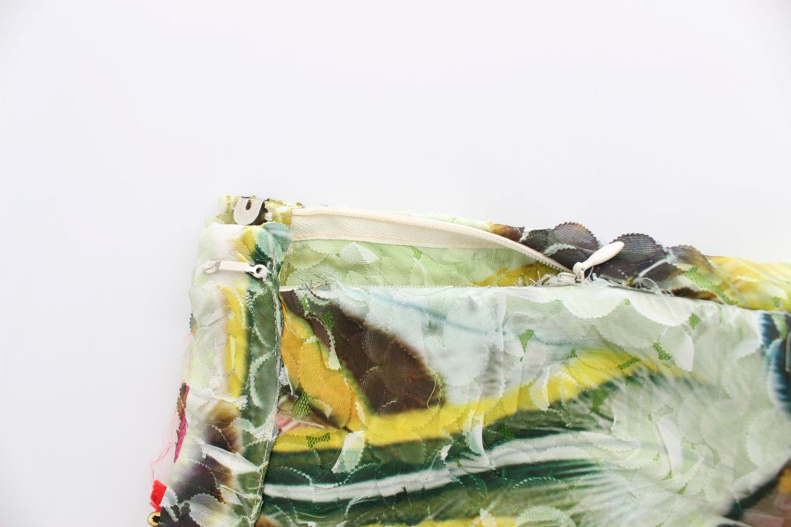 Lanre Da Silva Ajayi Jupe crayon en organza multicolore