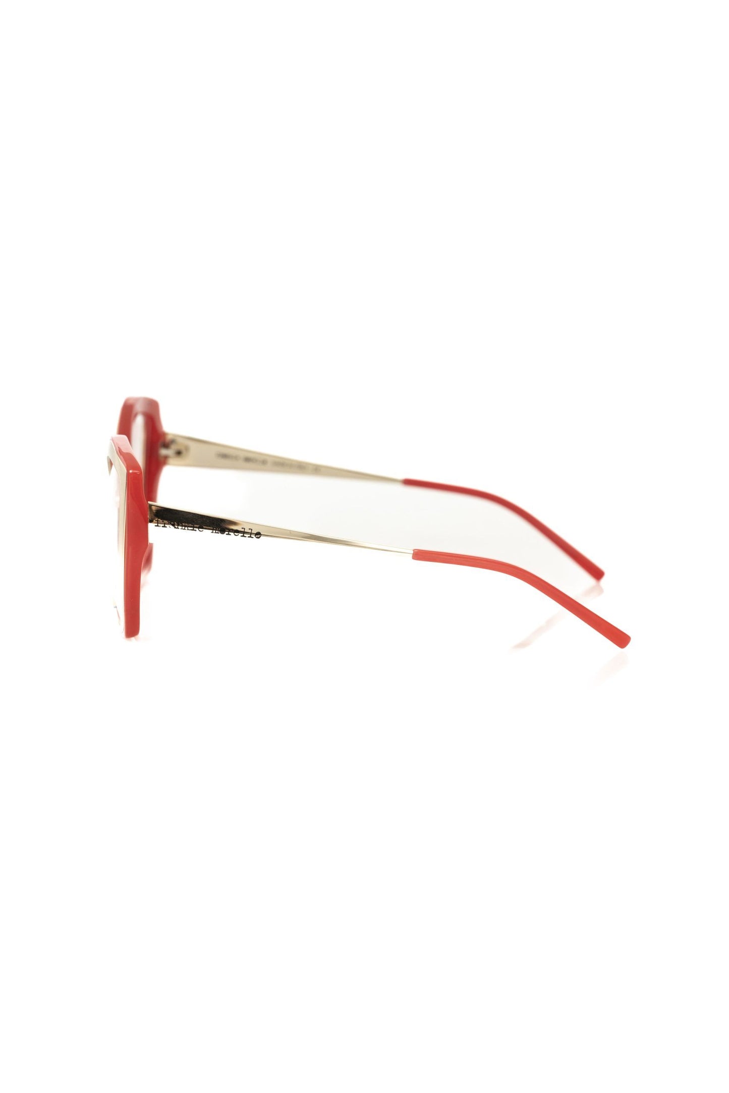 Frankie Morello Rote Acetat-Damenbrille