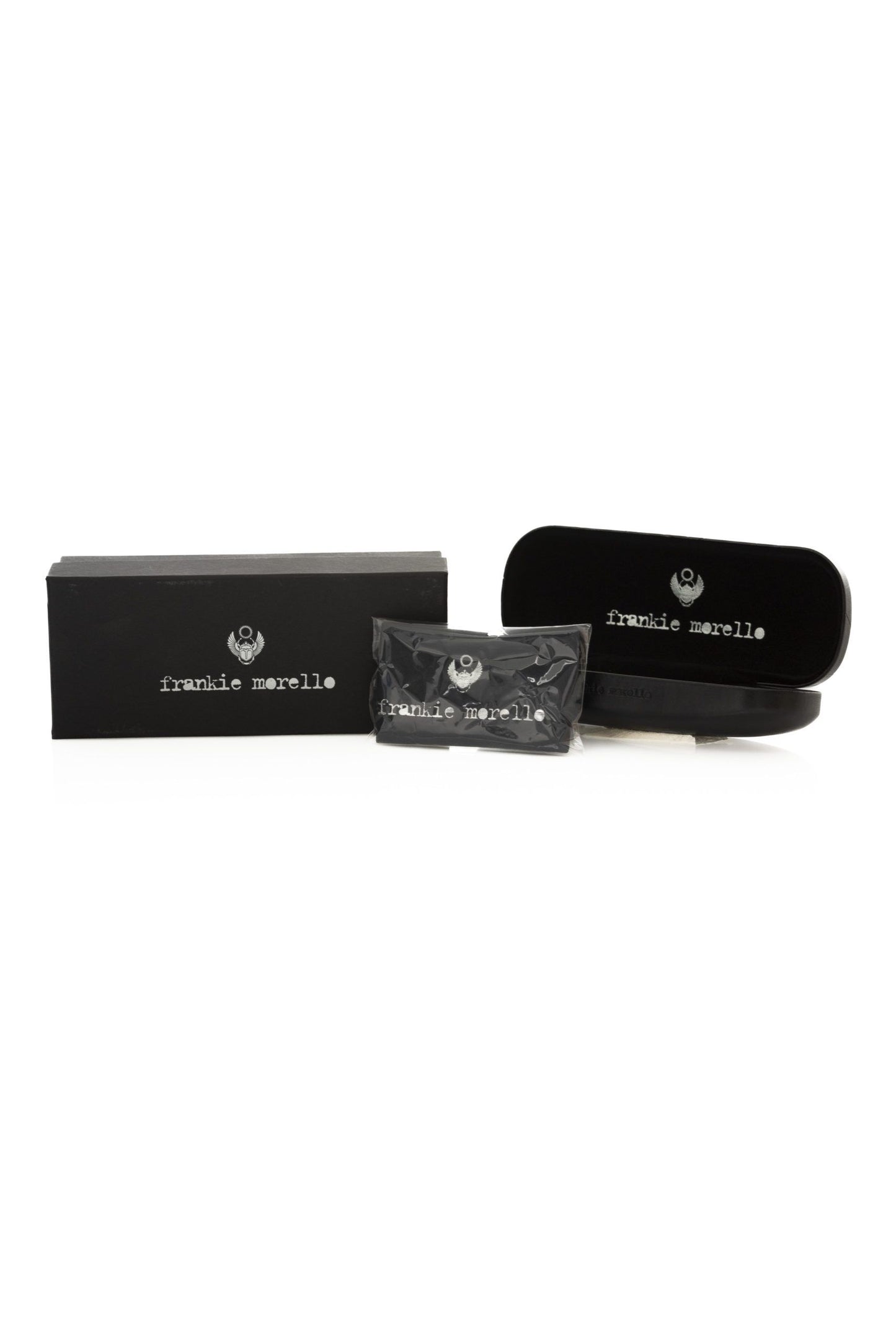 Frankie Morello Damen-Sonnenbrille in Schwarz-Metallic