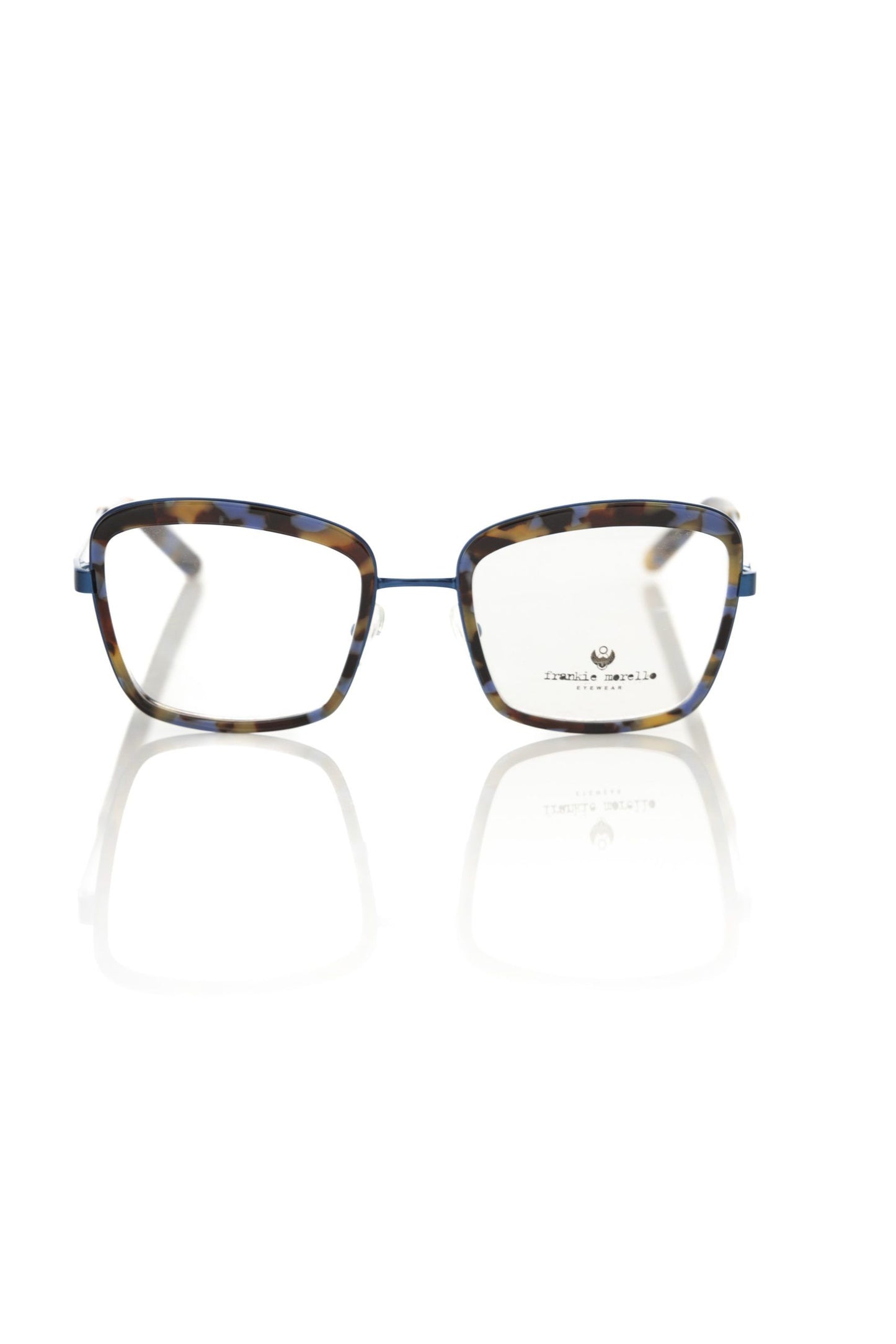 Frankie Morello Blau Metallic Damen Brillengestell