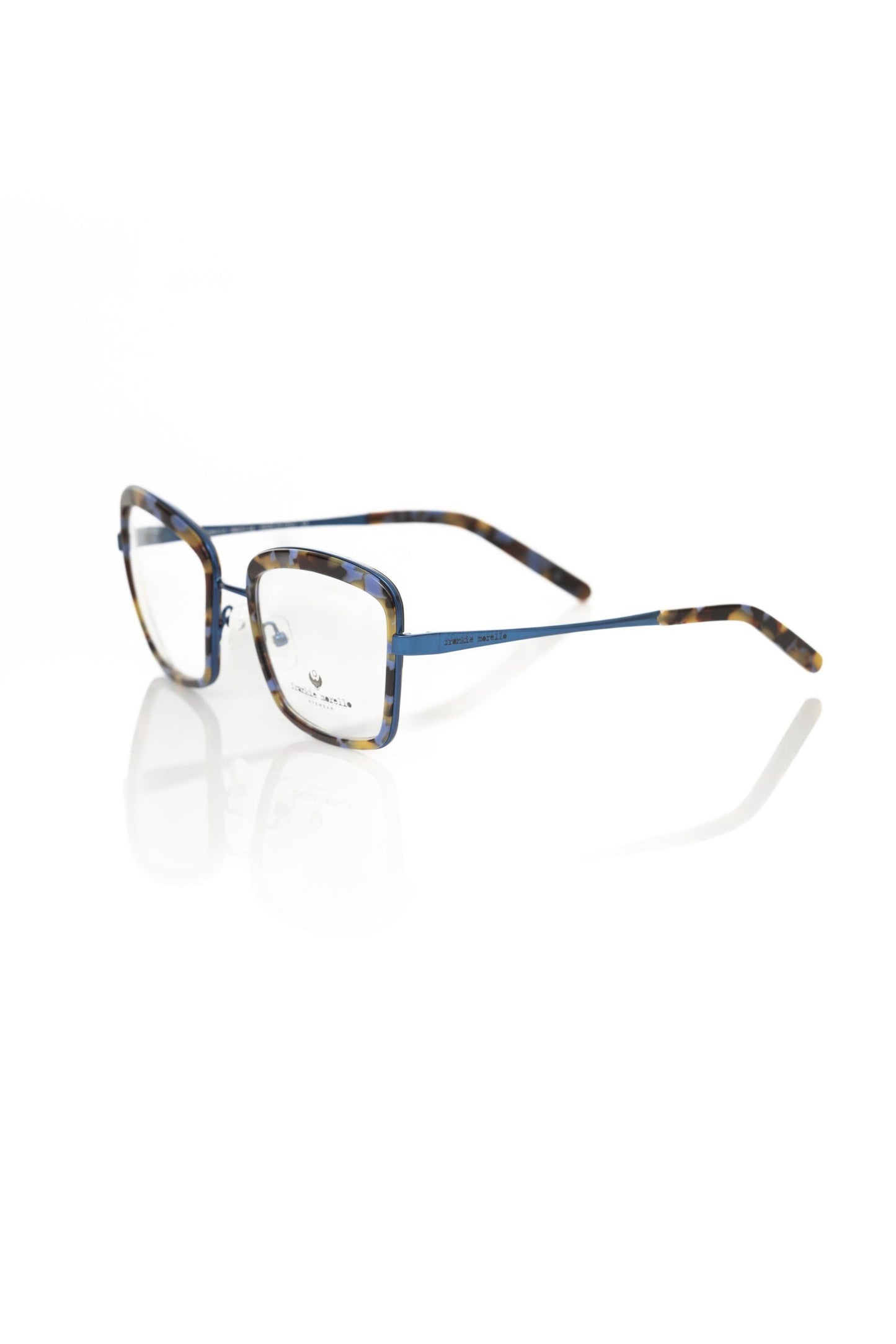 Frankie Morello Blau Metallic Damen Brillengestell