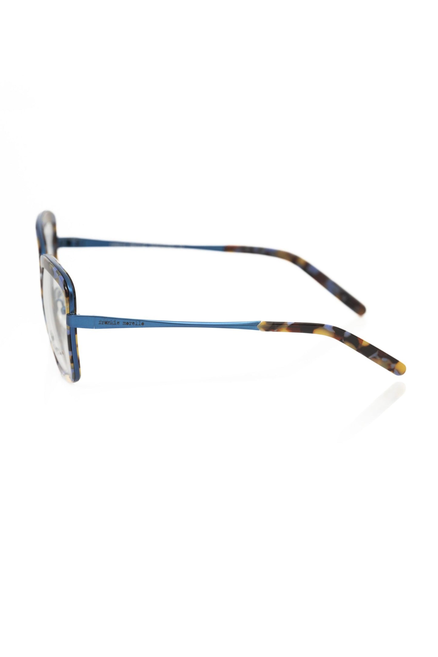 Frankie Morello Blau Metallic Damen Brillengestell