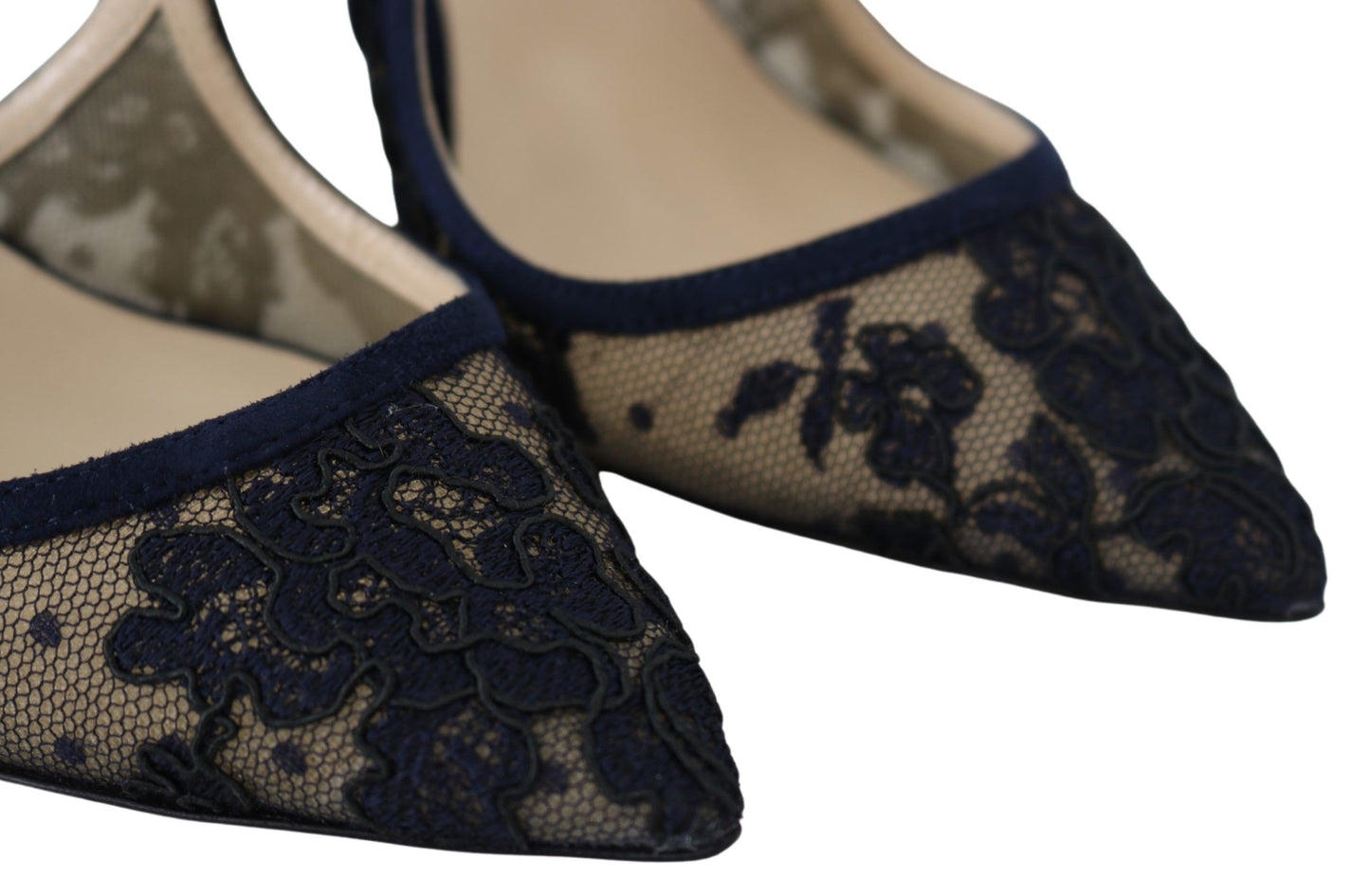 Escarpins Jimmy Choo en cuir bleu marine Lancer : l'élégance déchaînée