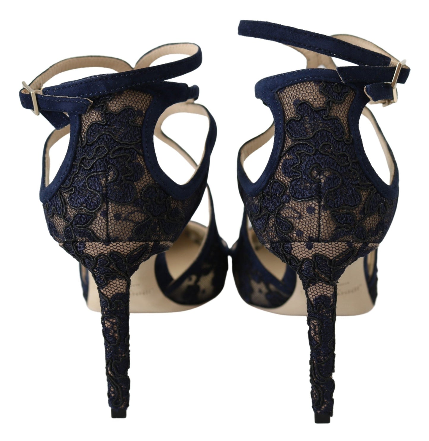 Escarpins Jimmy Choo en cuir bleu marine Lancer : l'élégance déchaînée