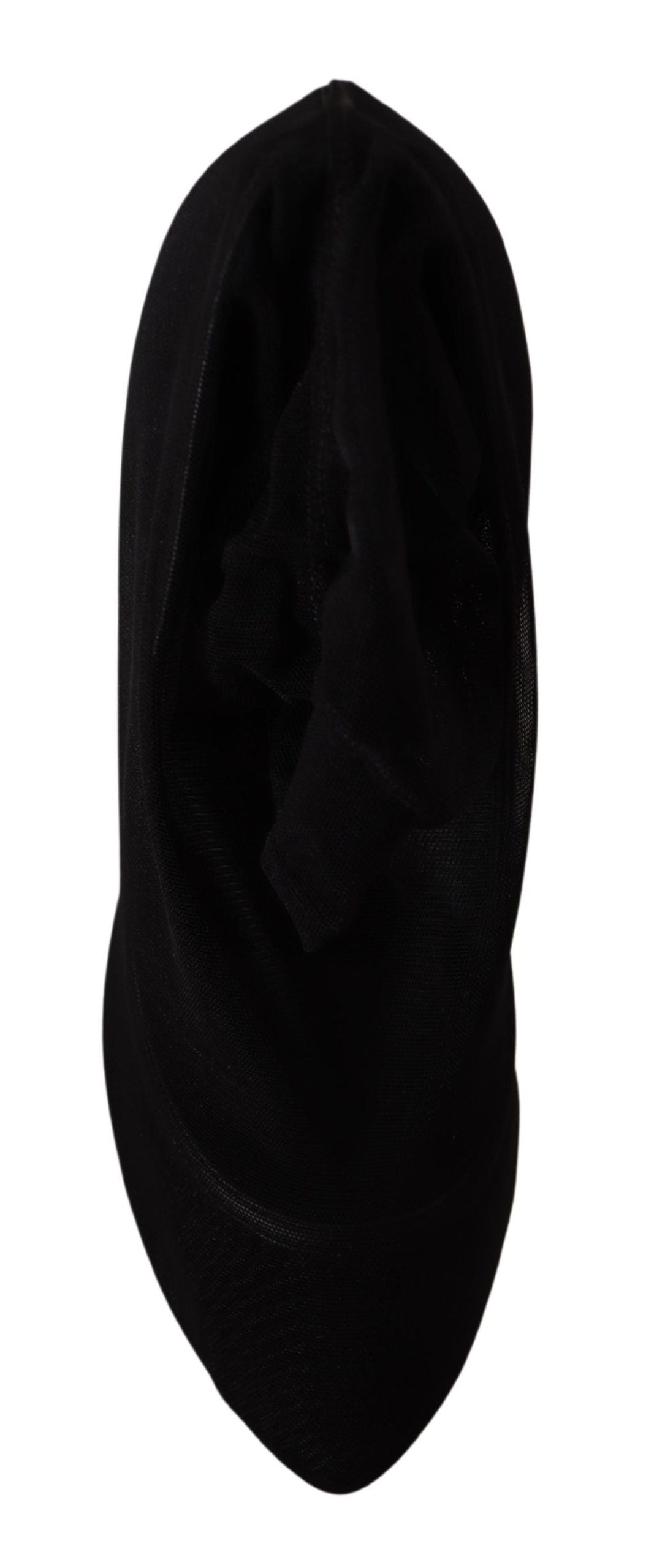 Escarpins en tulle stretch noir Dolce & Gabbana