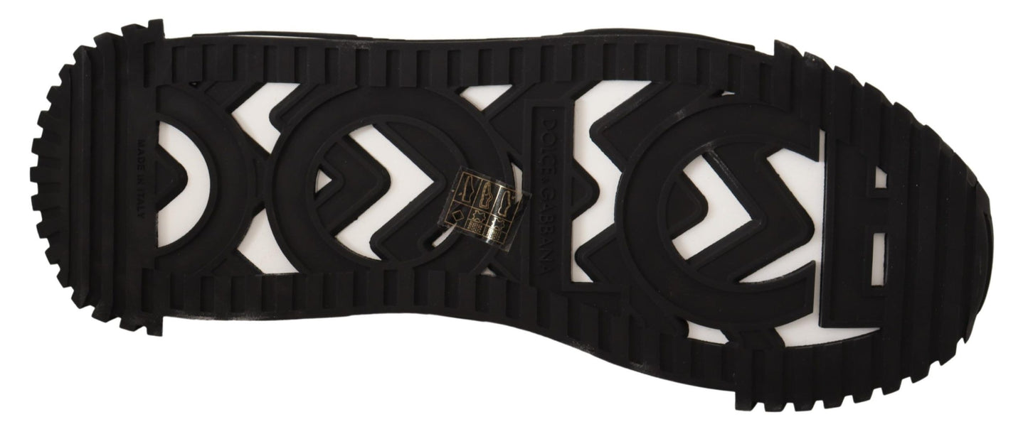 Baskets à lacets Dolce & Gabbana NS1 en tissu noir et gris