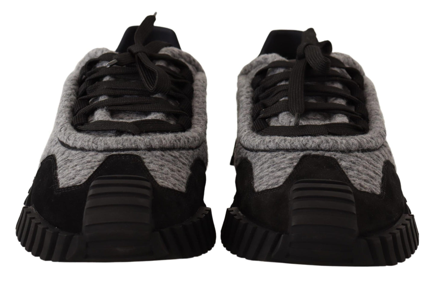 Baskets à lacets Dolce & Gabbana NS1 en tissu noir et gris