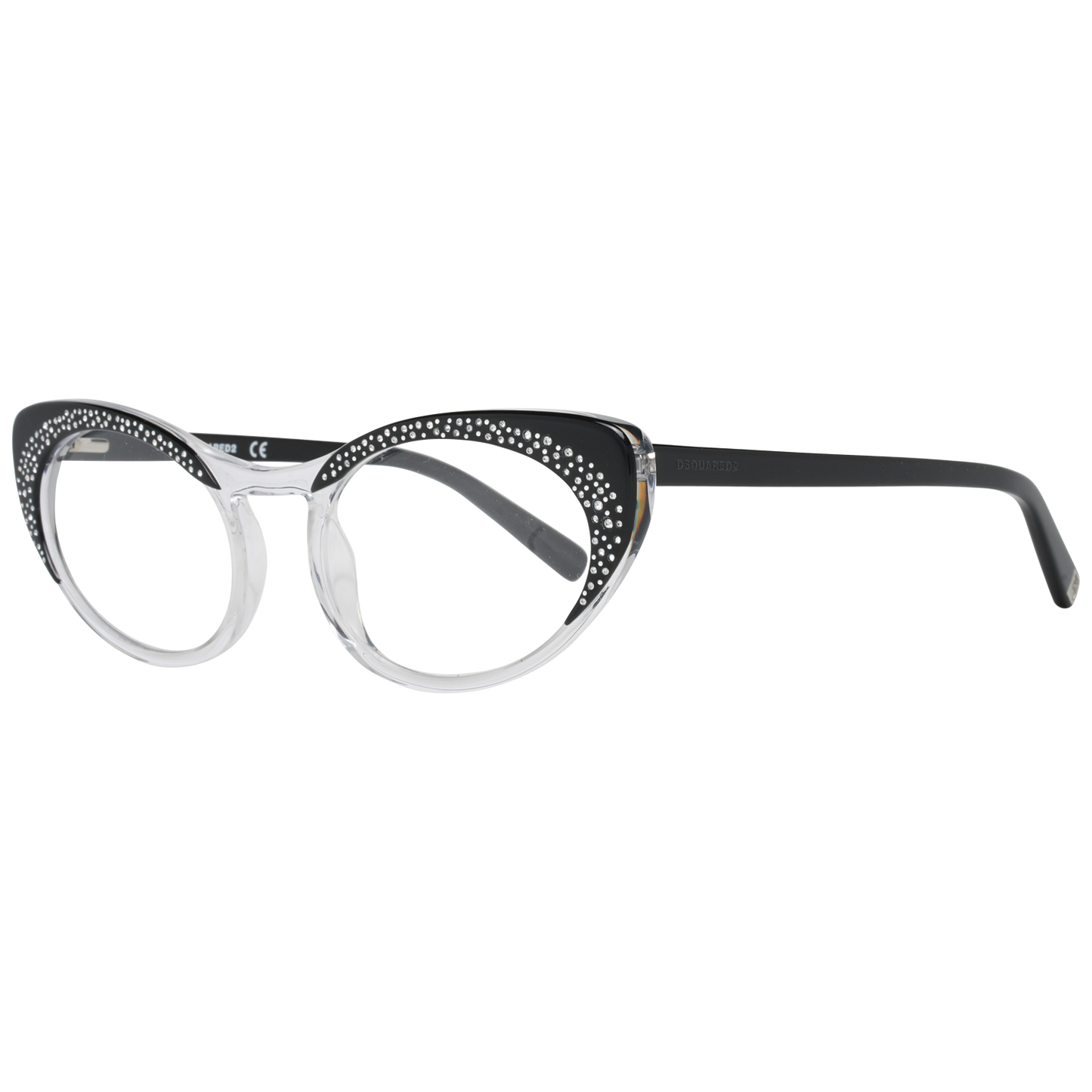 Dsquared² Schicke schwarze Vollrand-Designerbrille