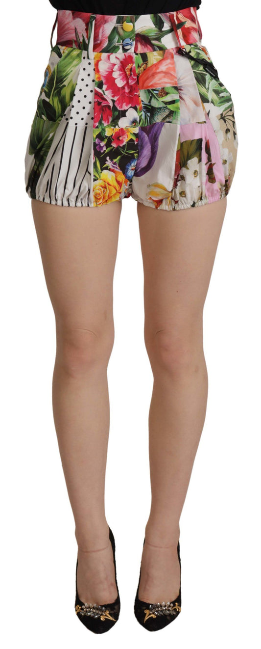 Short taille haute multicolore Dolce & Gabbana