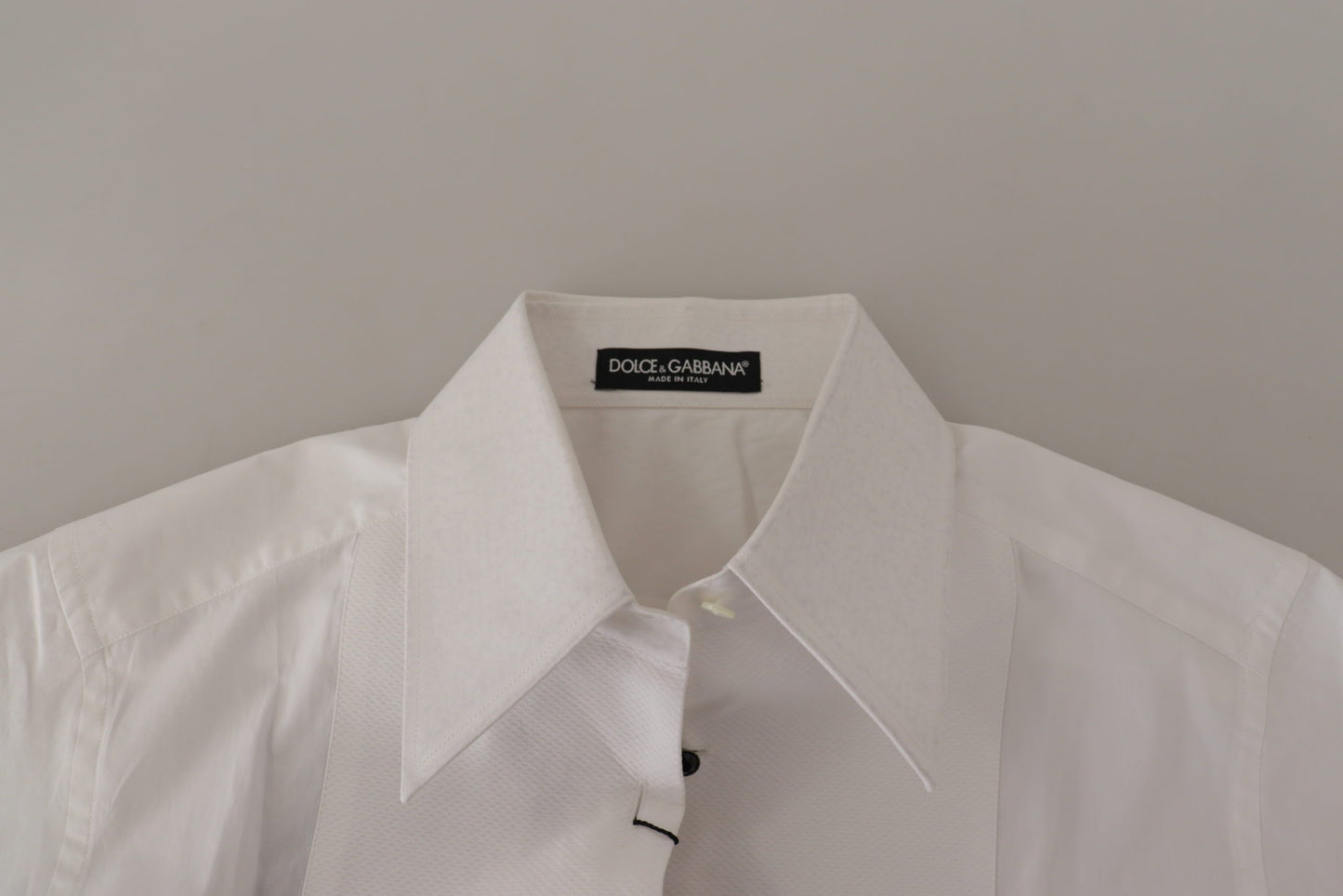 Dolce & Gabbana – Weißes, ärmelloses Smoking-Bluse-Oberteil