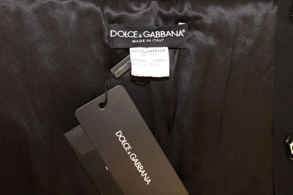 Foulard en fourrure de vison violet Dolce & Gabbana
