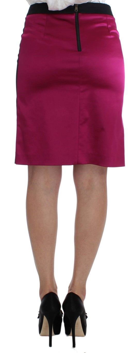 Exte Schwarz-Pink Zweiteiliger Anzugrock & Blazer