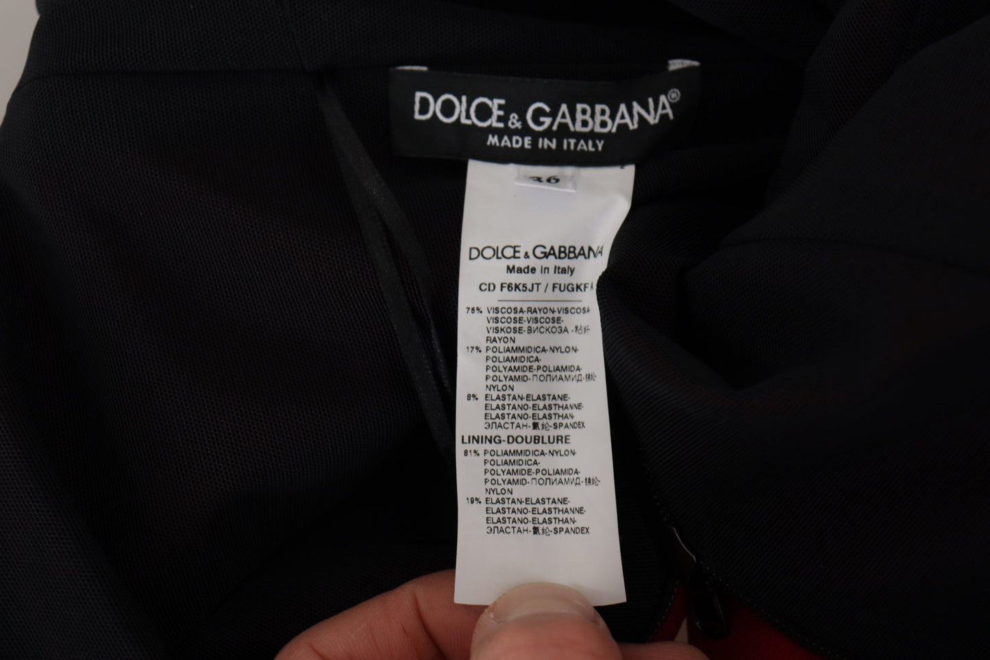 Dolce & Gabbana – Rotes, figurbetontes Midikleid mit Herzausschnitt