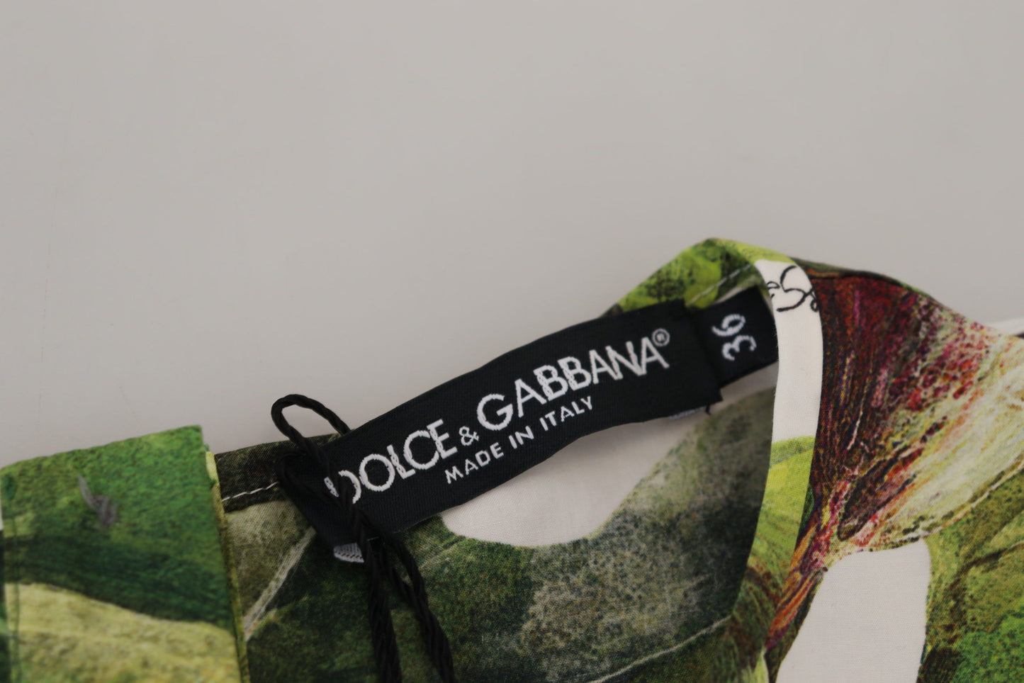 Chemisier ras du cou en coton Dolce & Gabbana T-shirt fruité