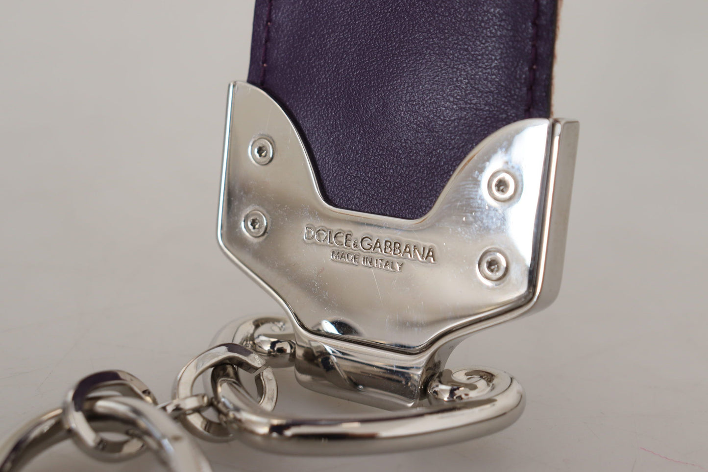 Dolce & Gabbana – Schultergurt aus Metall mit mehrfarbigen Blumenapplikationen